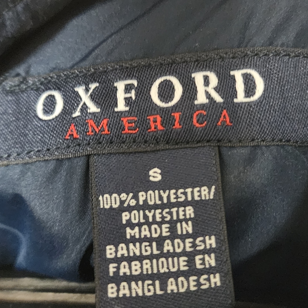 Oxford America Women's Small Blue Mountain College Button Up Quilted Puffer Vest - Picture 8 of 9